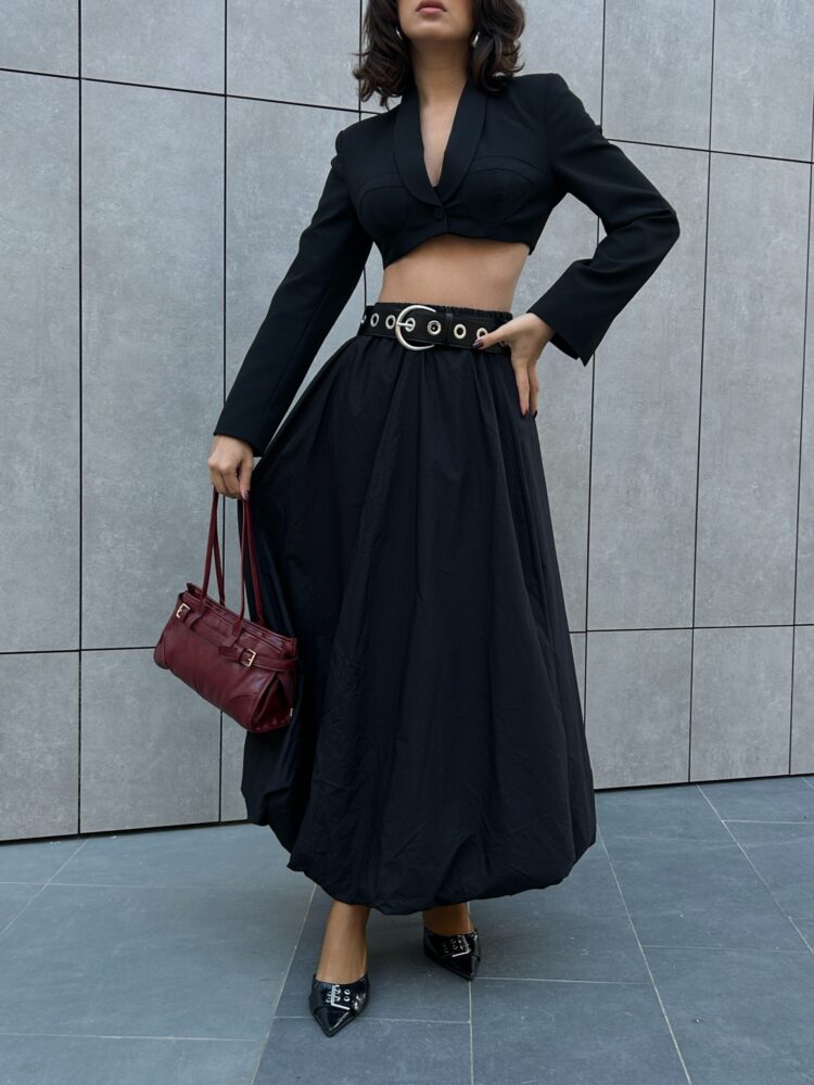 Elastic Long Balloon Skirt 29004