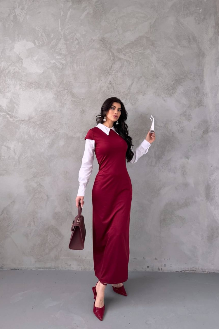 Fabric Dress - Ezgi Nisantasi - Globality Store - Women Clothes Wholesale Turkey