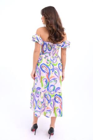 Dress - Multicolored - Fame - Globality Store - Women Clothes Wholesale Turkey