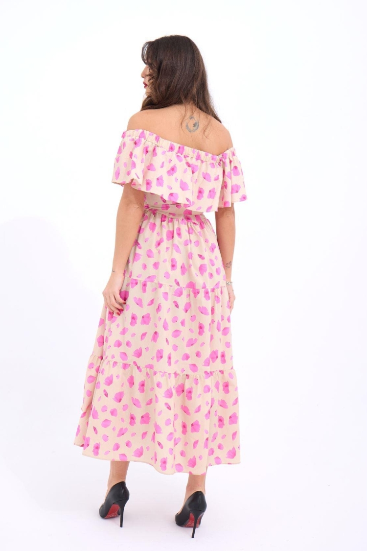 Dress - Beige &