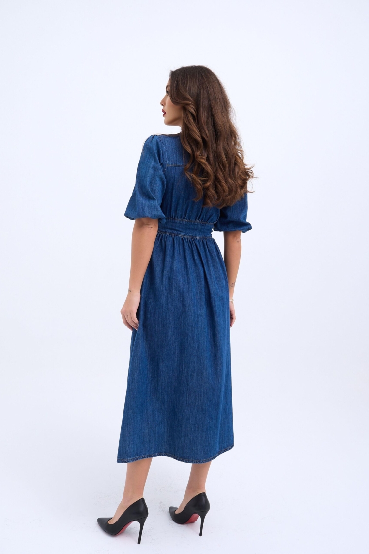 Denim Dress - Blue