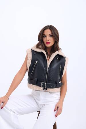 Vest - Black - Fame - Globality Store - Women Clothes Wholesale Turkey