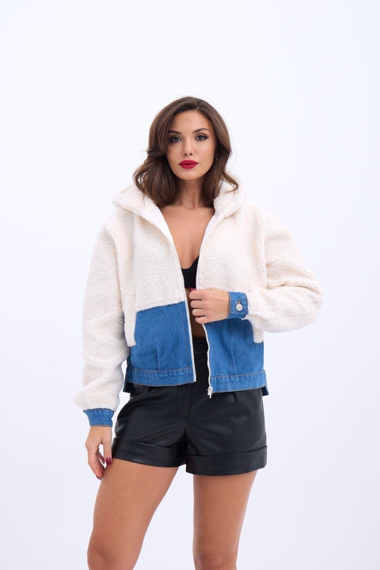 Coat - Ecru - Fame - Globality Store - Women Clothes Wholesale Turkey