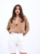 Shirt - Biscuit - Fame - Globality Store - Women Clothes Wholesale Turkey