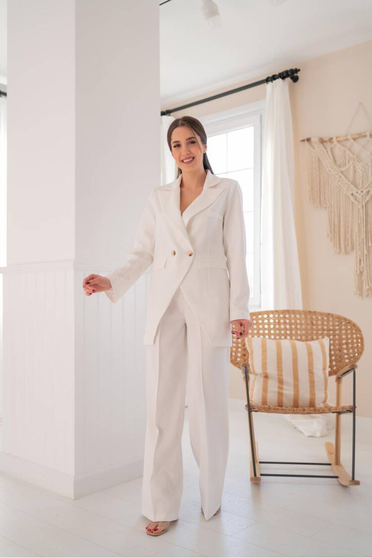 Atlas Jacket And Trouser Set - Elisa - Globality Store - Women Clothes Wholesale Turkey