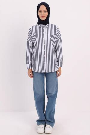 Oversize Basic Shirt - Allday - Globality Store - Women Clothes Wholesale Turkey