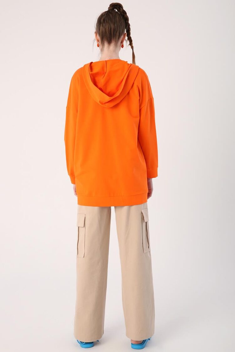 Zippered Sweat Cardigan