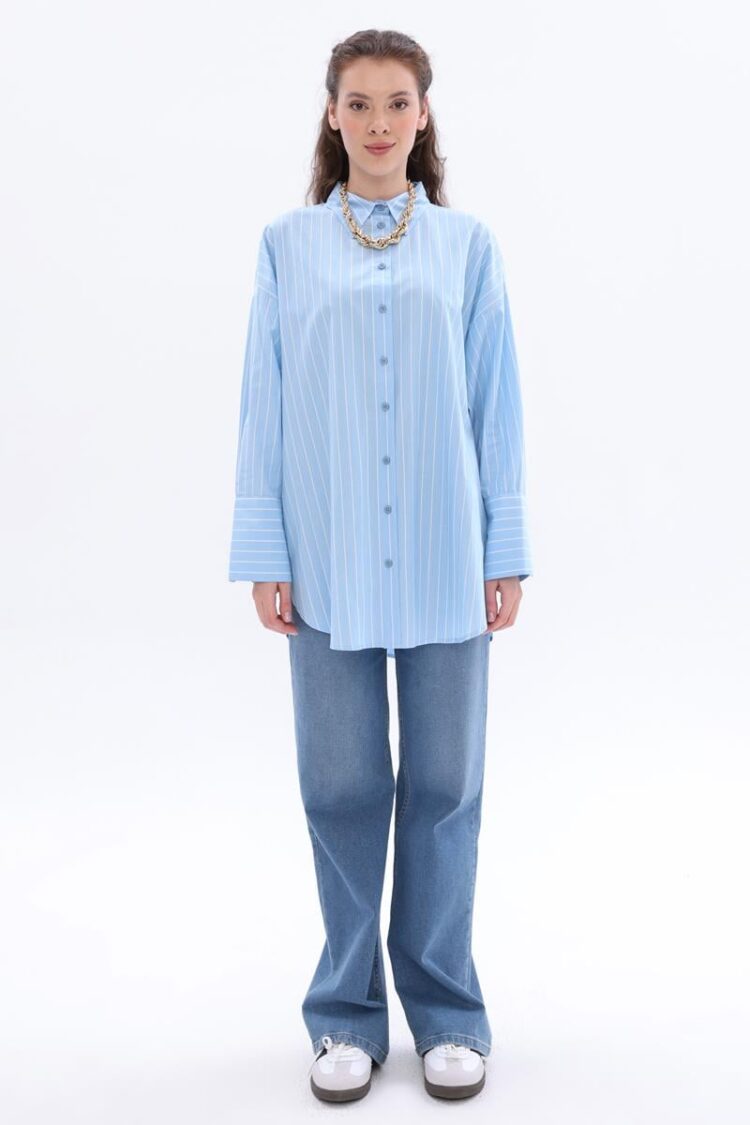 Striped Shirt - Blue