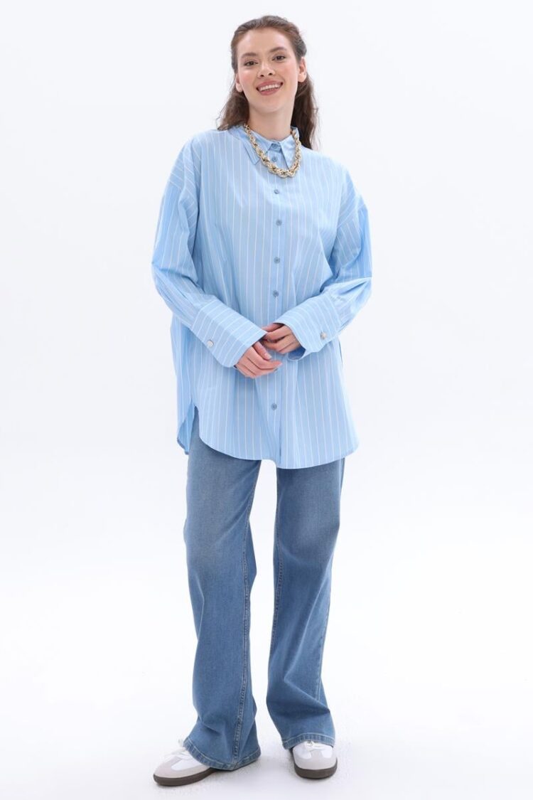 Striped Shirt - Blue