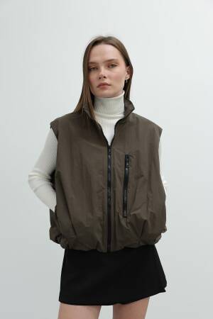 Parachute Vest - - Reyon - Globality Store - Women Clothes Wholesale Turkey