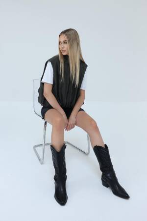 Parachute Vest - - Reyon - Globality Store - Women Clothes Wholesale Turkey
