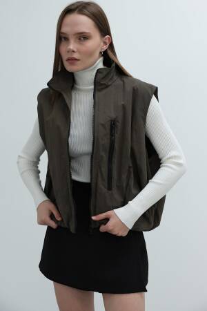 Parachute Vest - - Reyon - Globality Store - Women Clothes Wholesale Turkey