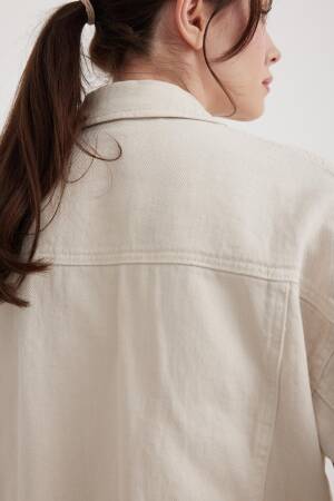 Tassel Detailed Women's Denim Jacket - Levure - Globality Store - Women Clothes Wholesale Turkey