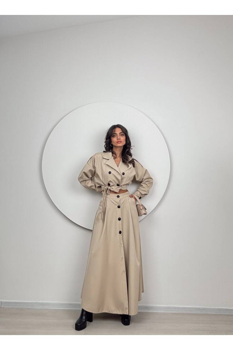 Skirt Jacket Set