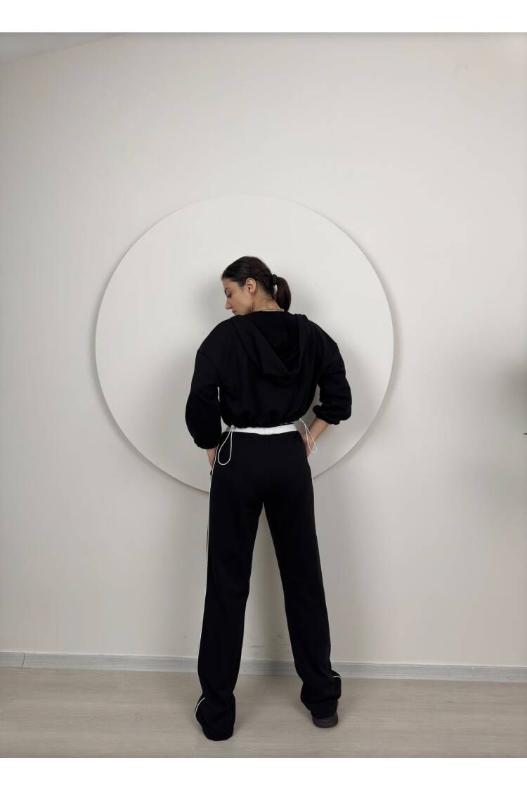 Knitwear Belt Detailed Tracksuit Set