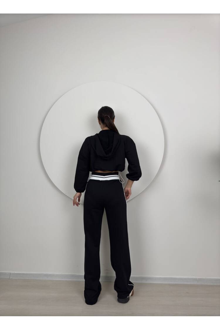 Knitwear Belt Detailed Tracksuit Set