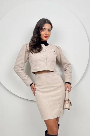 Skirt Jacket Set - Miss Janell - Globality Store - Women Clothes Wholesale Turkey