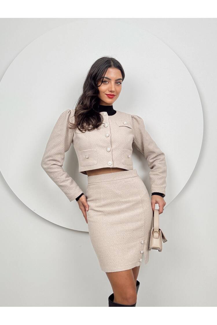 Skirt Jacket Set