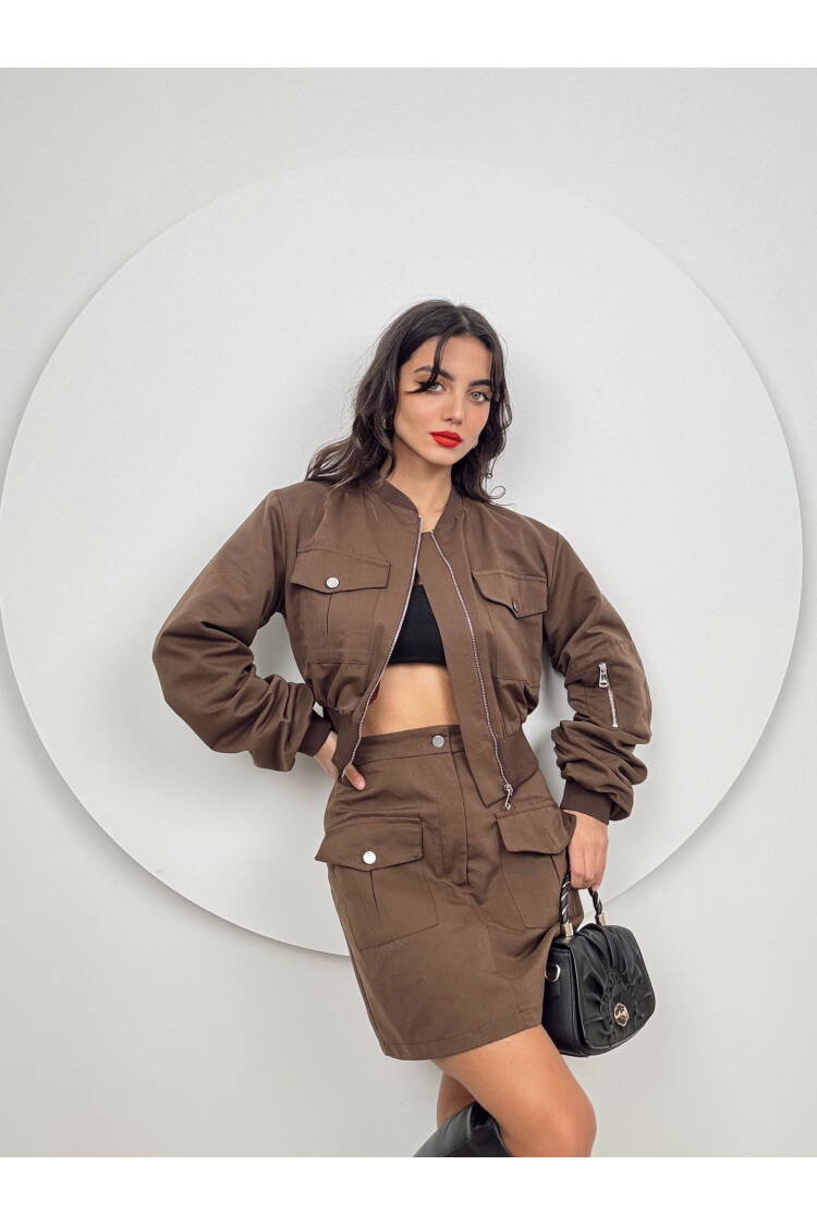 Bomber Set With Skirt