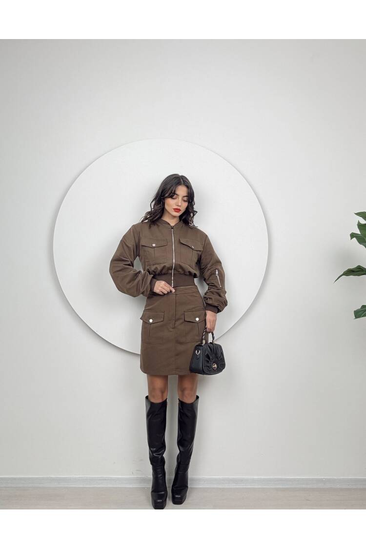 Bomber Set With Skirt
