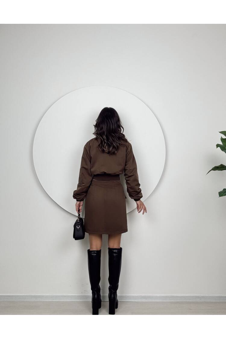 Bomber Set With Skirt
