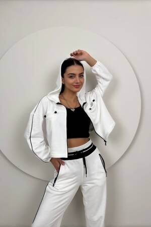 Knitwear Belt Detailed Tracksuit Set - Miss Janell - Globality Store - Women Clothes Wholesale Turkey