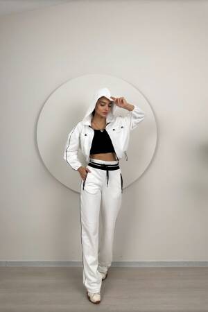 Knitwear Belt Detailed Tracksuit Set - Miss Janell - Globality Store - Women Clothes Wholesale Turkey