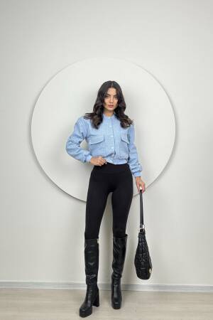 Silvery Bomber Jacket - Miss Janell - Globality Store - Women Clothes Wholesale Turkey