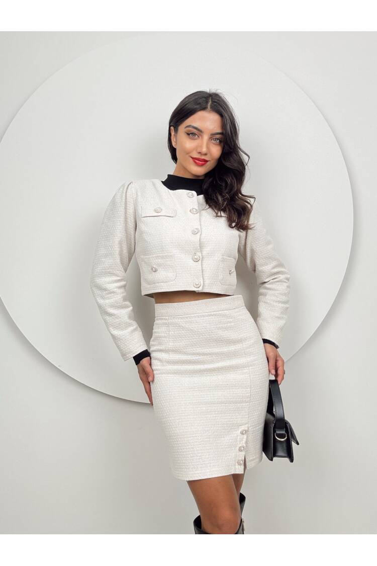 Skirt Jacket Set - Miss Janell - Globality Store - Women Clothes Wholesale Turkey