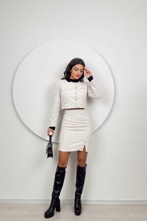 Skirt Jacket Set - Miss Janell - Globality Store - Women Clothes Wholesale Turkey
