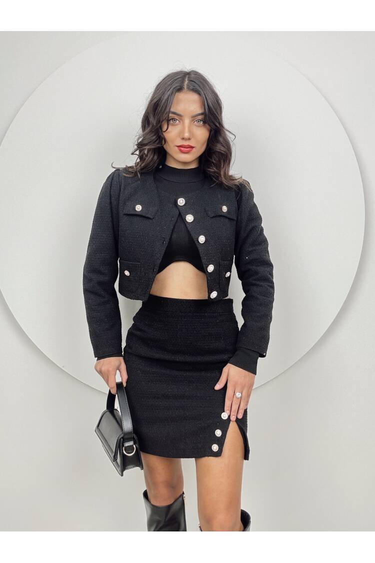 Skirt Jacket Set