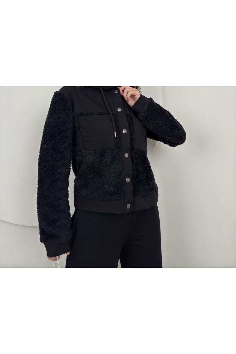 Plush Detailed Tracksuit Set