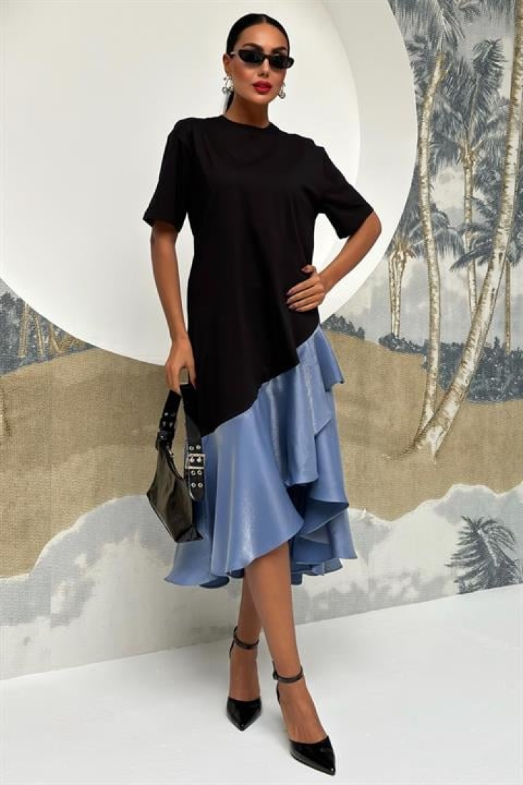Ruffle Suprem Dress - Multicolor
