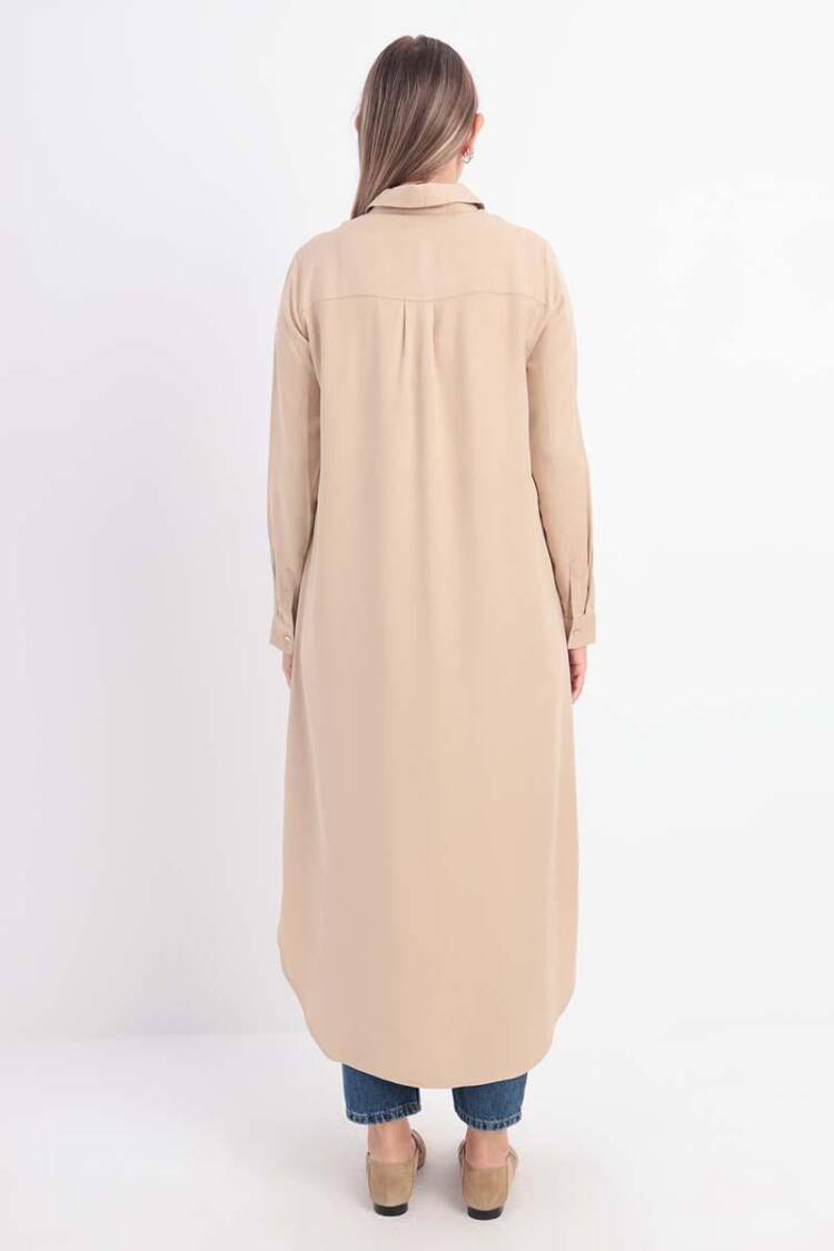 Hidden Padded Shirt Tunic
