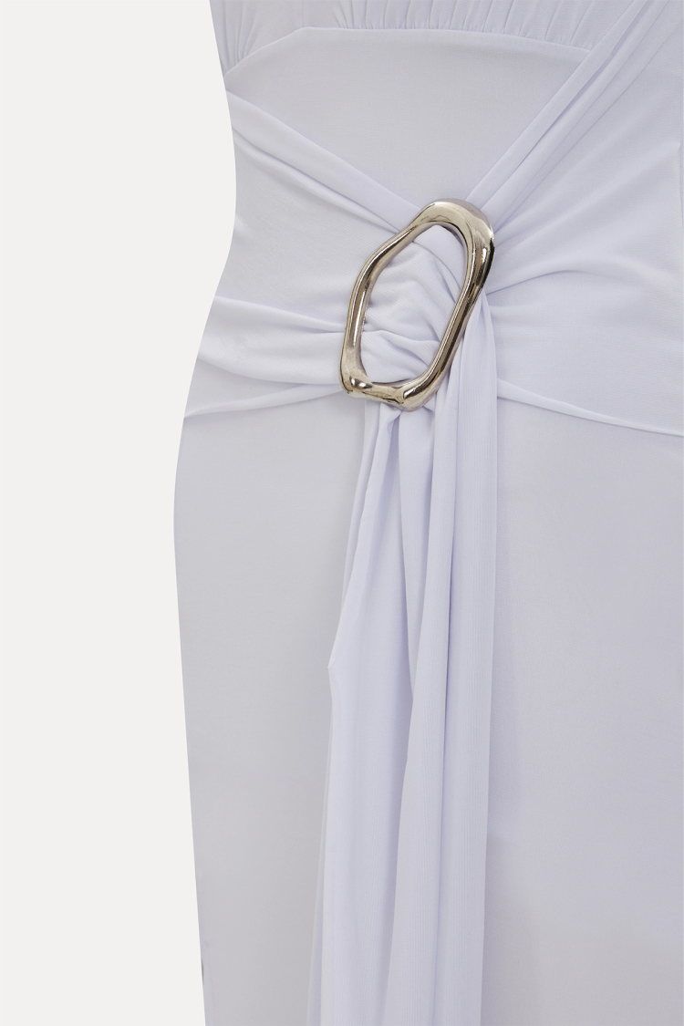 Basic Long Dress - White