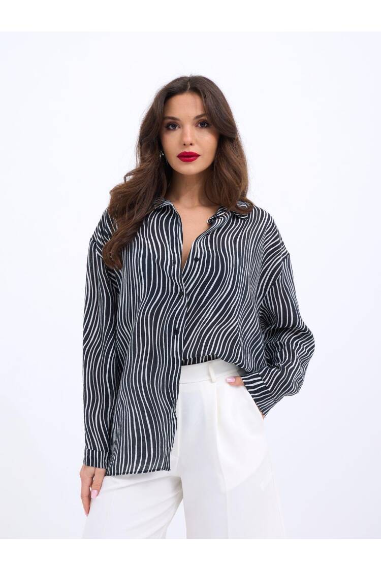 Forli Shirt - Multicolor - Brand: Fame - Women's Clothing Wholesale - Globality Store