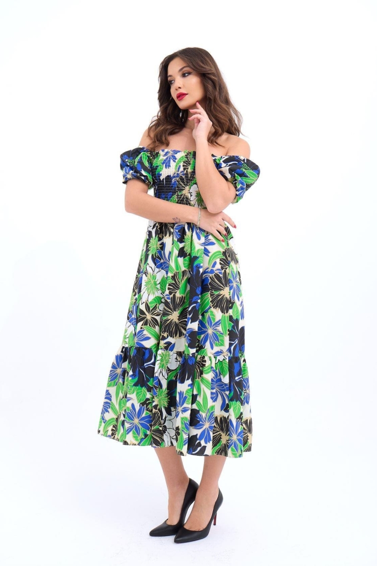 Dress - Navy Blue &