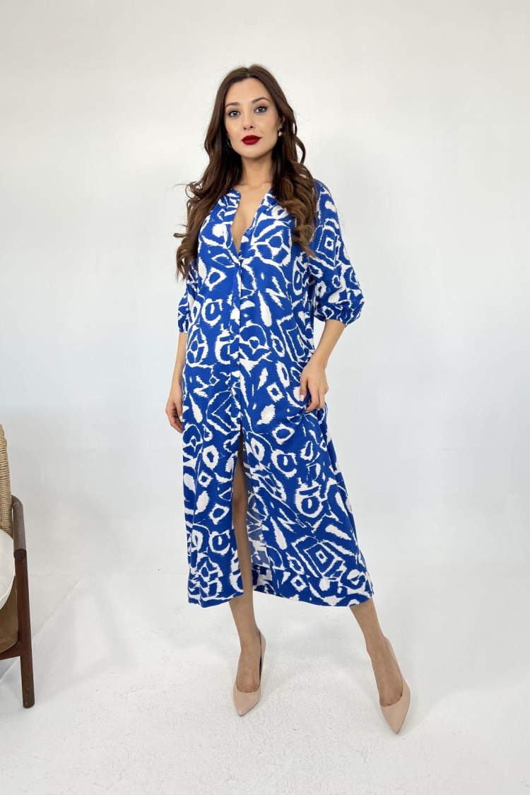 Dress - Blue &