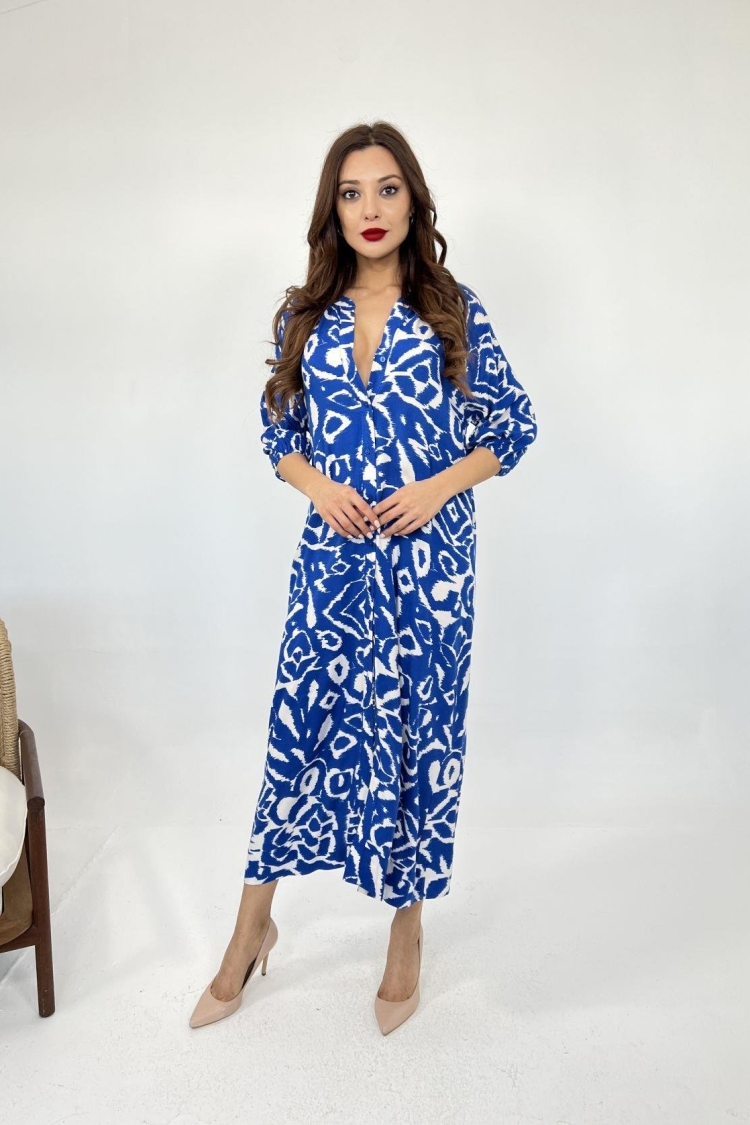Dress - Blue &
