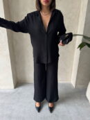 Linen Wholesale Pants - Topshow - Globality Store - Women Clothes Wholesale Turkey