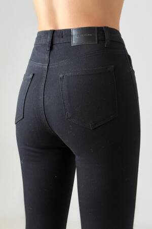 High Waist Skinny Leg Black Jeans - LACARINO - Globality Store - Women Clothes Wholesale Turkey