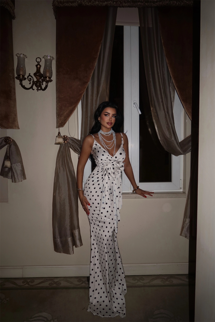 Polka Dot Long Dress