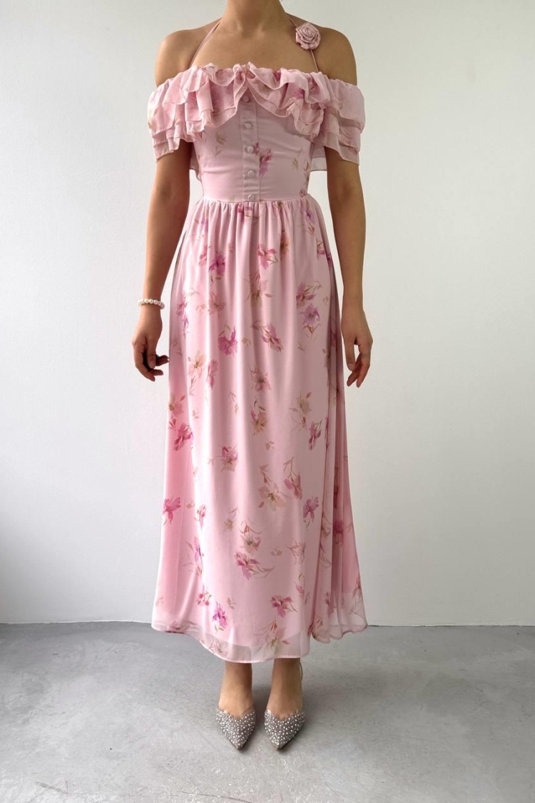 Elmi Floral Detailed Dress