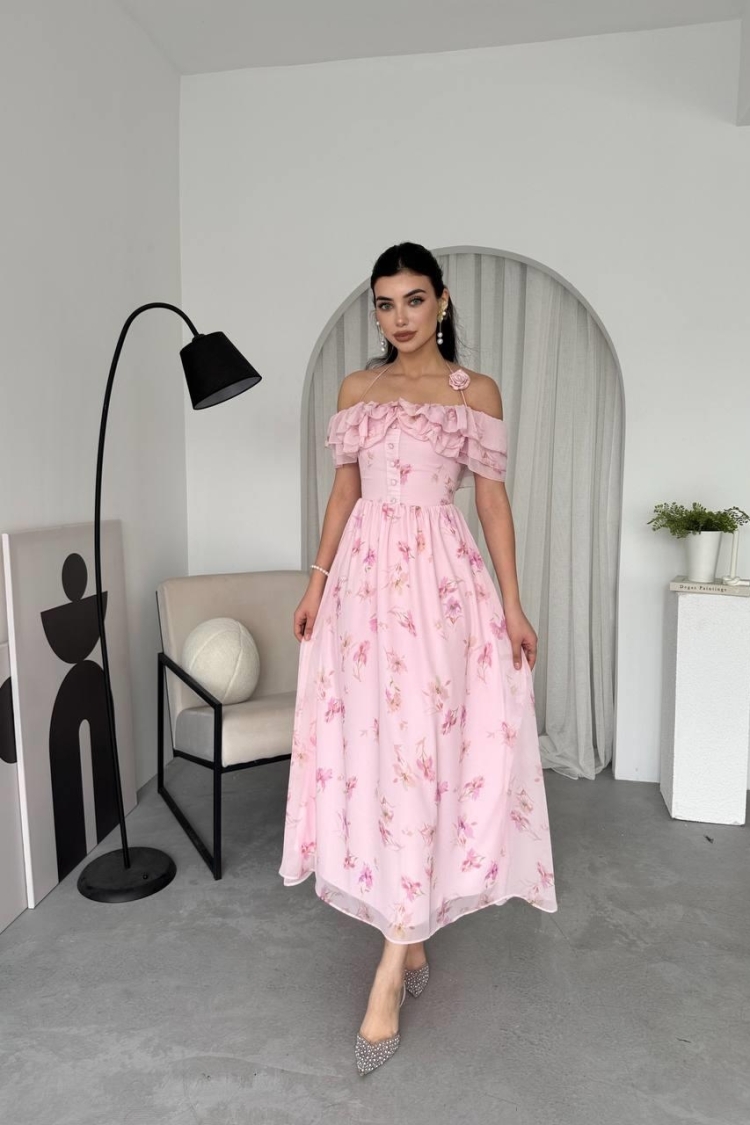 Elmi Floral Detailed Dress