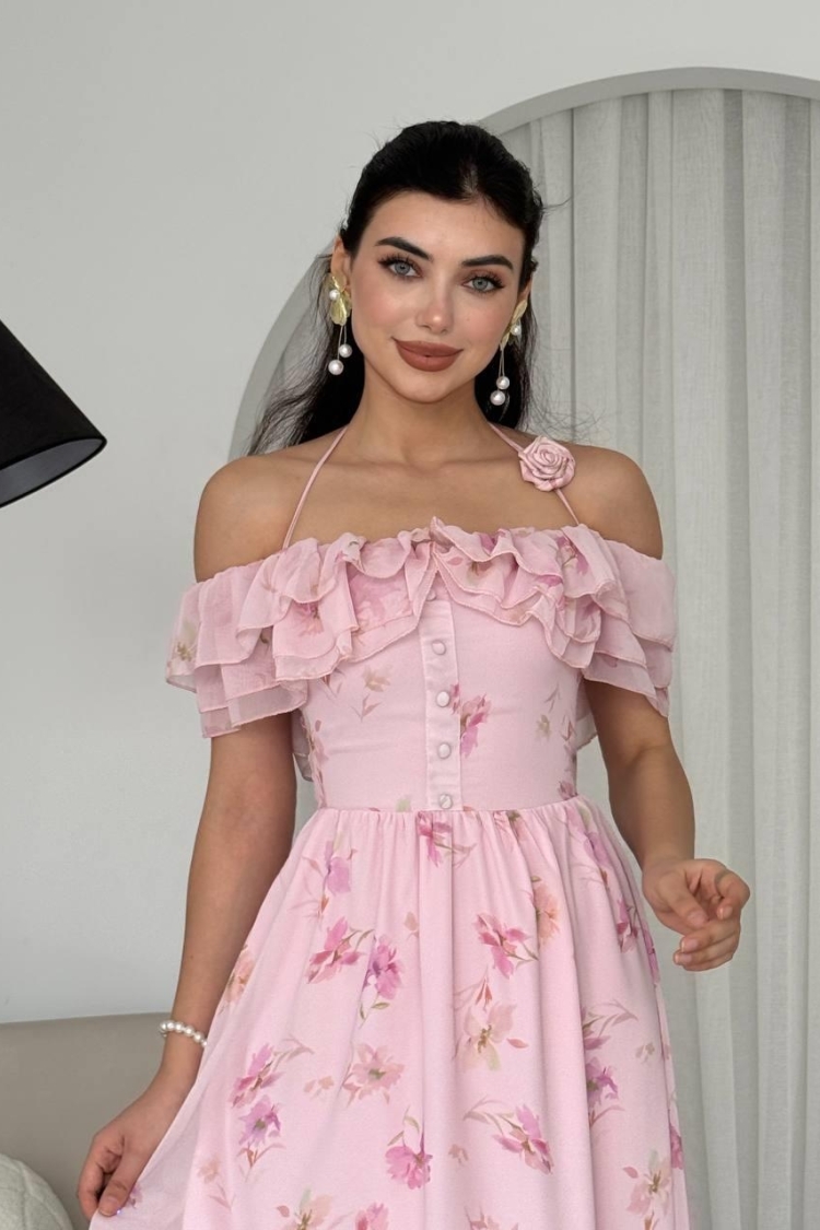 Elmi Floral Detailed Dress