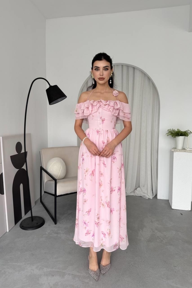 Elmi Floral Detailed Dress