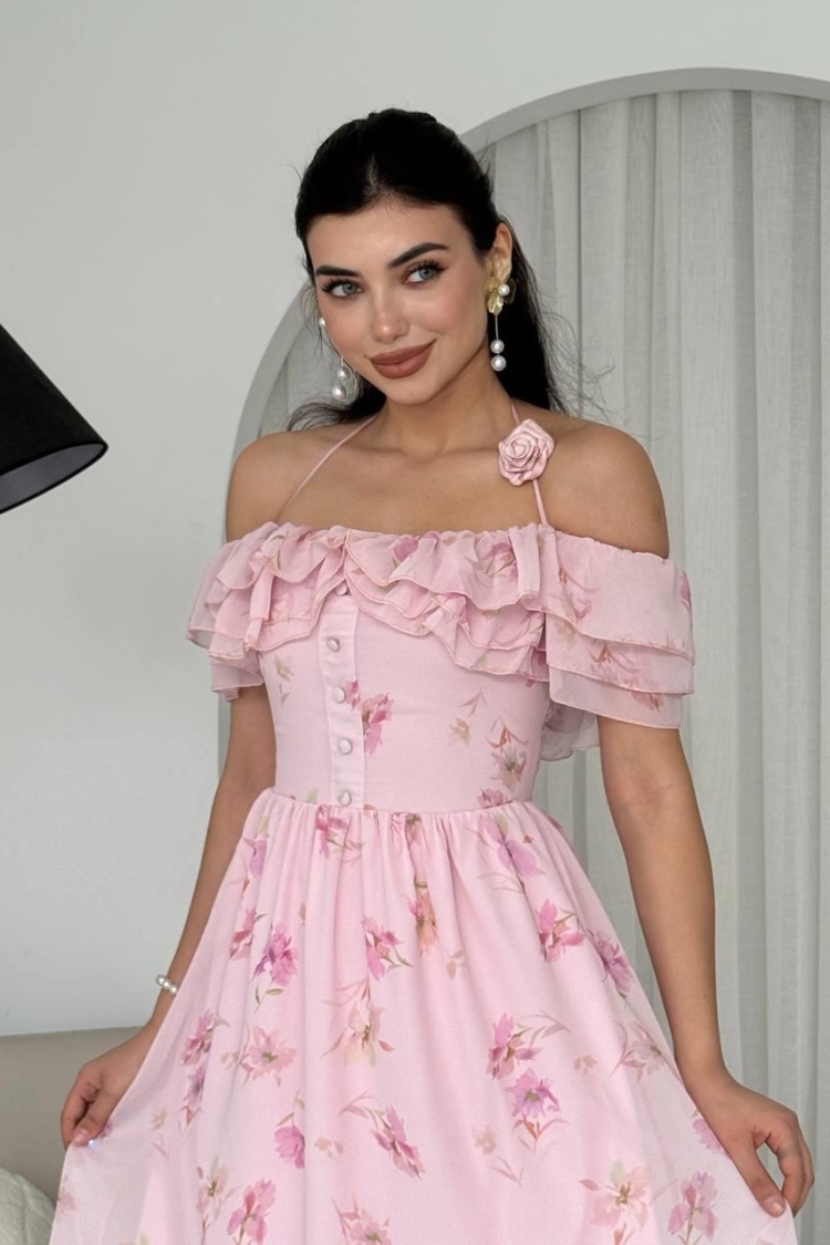 Elmi Floral Detailed Dress