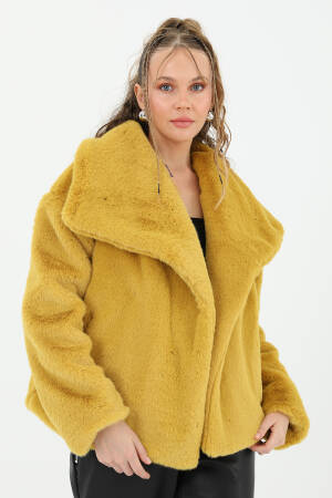 Women's Soft Feather Short Coat - SOUL - Globality Store - Women Clothes Wholesale Turkey