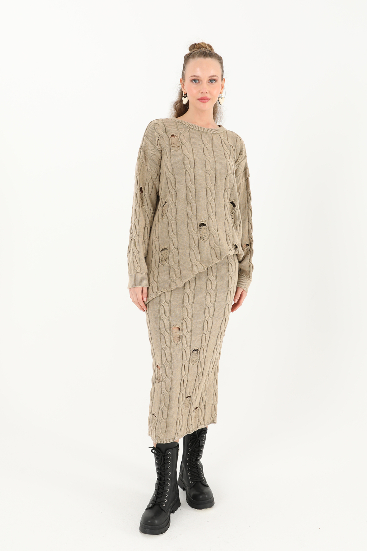 Knitwear Long Skirt - SOUL - Globality Store - Women Clothes Wholesale Turkey