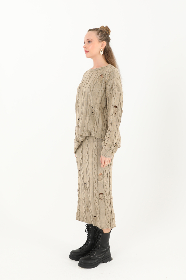 Knitwear Long Skirt